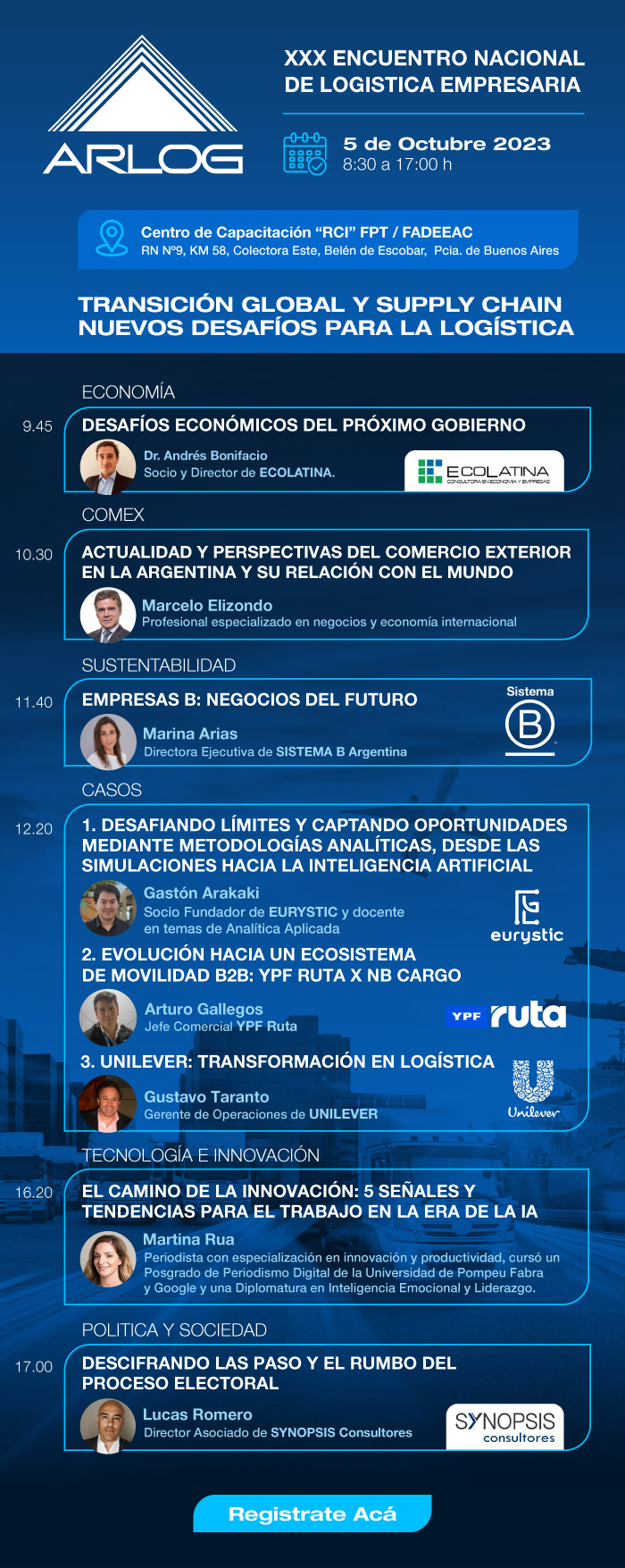 Programa - Transición global y suppy chain - nuevos desafíos para la logística